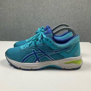 Asics Turquoise & Blue Running shoes youth size 3.5
